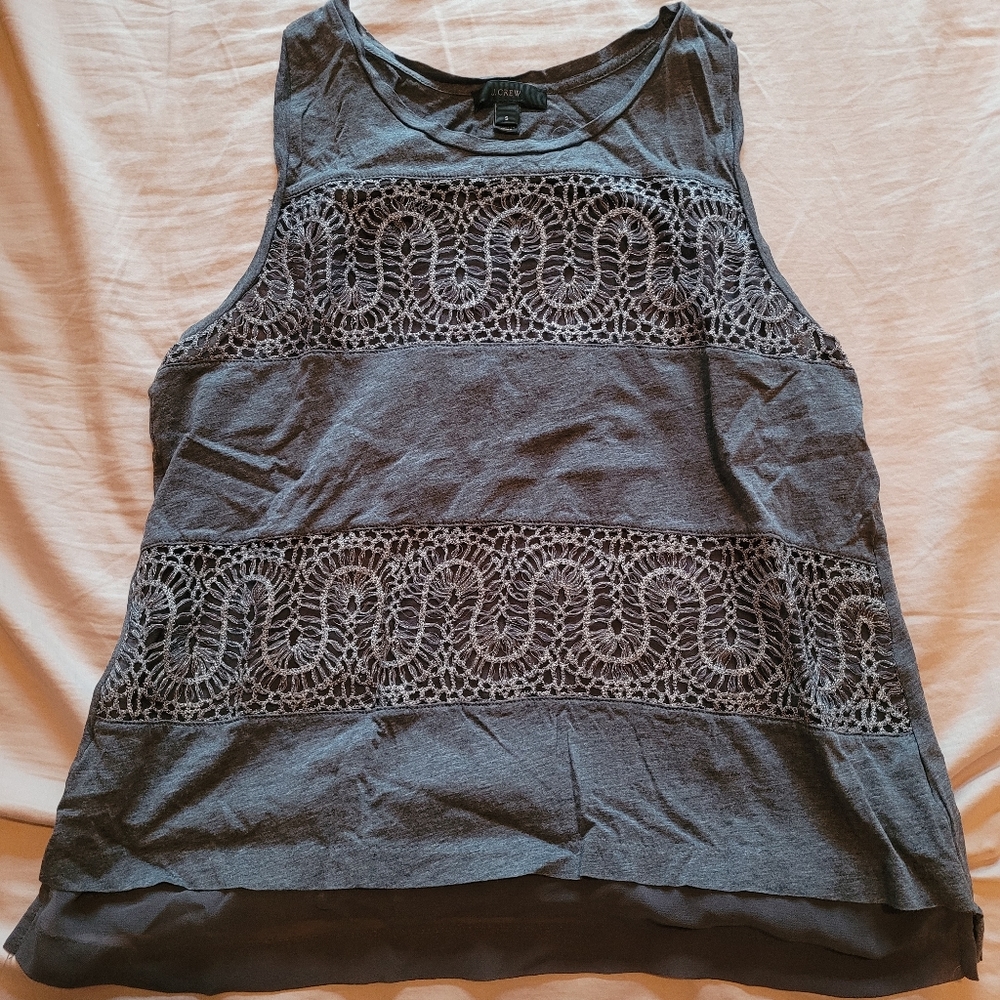 J.Crew Grey Tank - Small